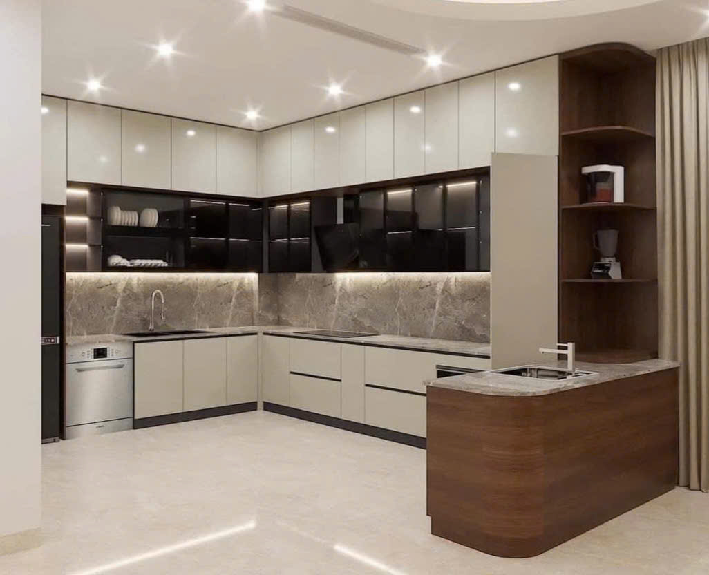 Tủ bếp Plywood 18