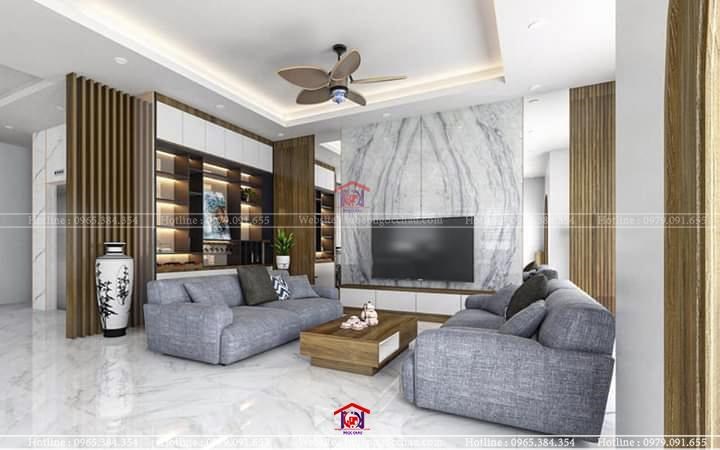 Thiết kế nhà phố Anh Hiếu- Thạch Bàn - Hà Nội