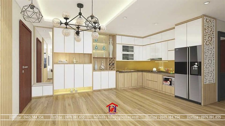 Thiết kế nội thất Chị Hương -Chung cư Mipec Rubik 360 Xuân Thủy