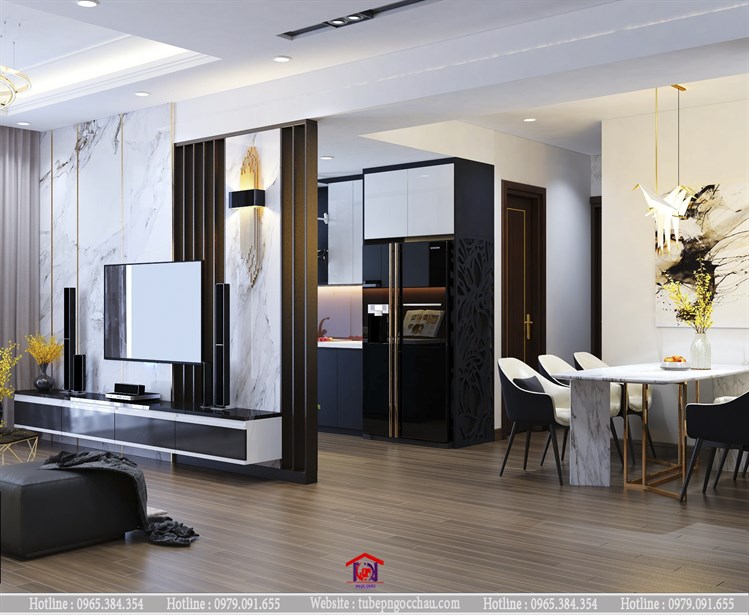 Phòng khách Chung cư West Point - Anh Hà