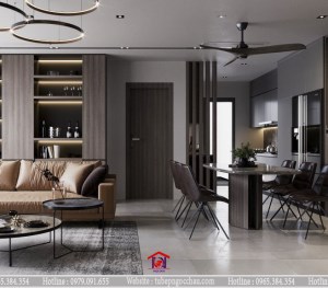 Phòng khách Chung cư Imperia Sky Garden Minh Khai - Anh Tuấn