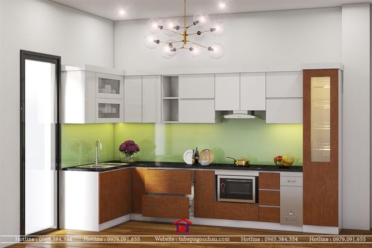 Tủ bếp Plywood 8