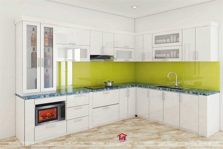 Tủ bếp Plywood 7