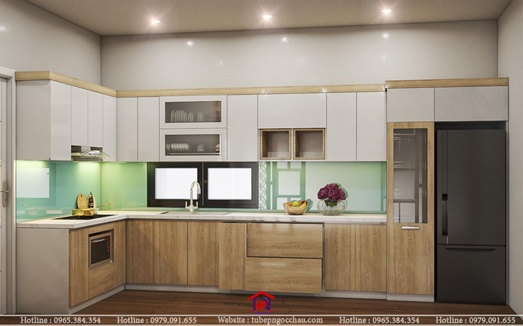 Tủ bếp Plywood 6