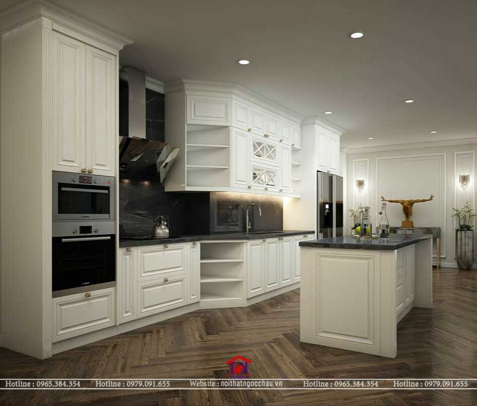 Tủ bếp tân cổ điển 19