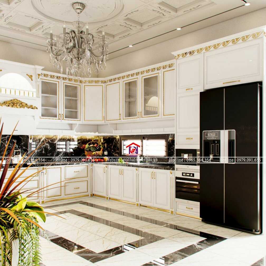 Tủ bếp tân cổ điển 20