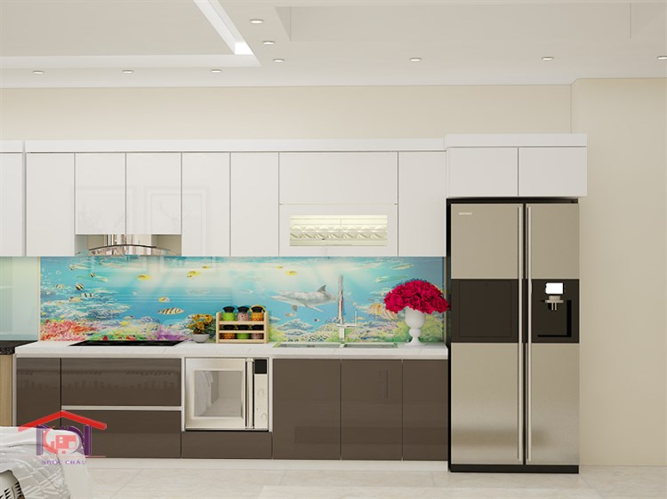 TỦ BẾP LAMINATE AN CƯỜNG 11