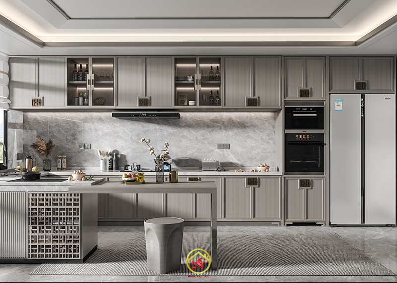 TỦ BẾP MDF AN CƯỜNG - Anh Đông, Thái Bình, Gia Lâm