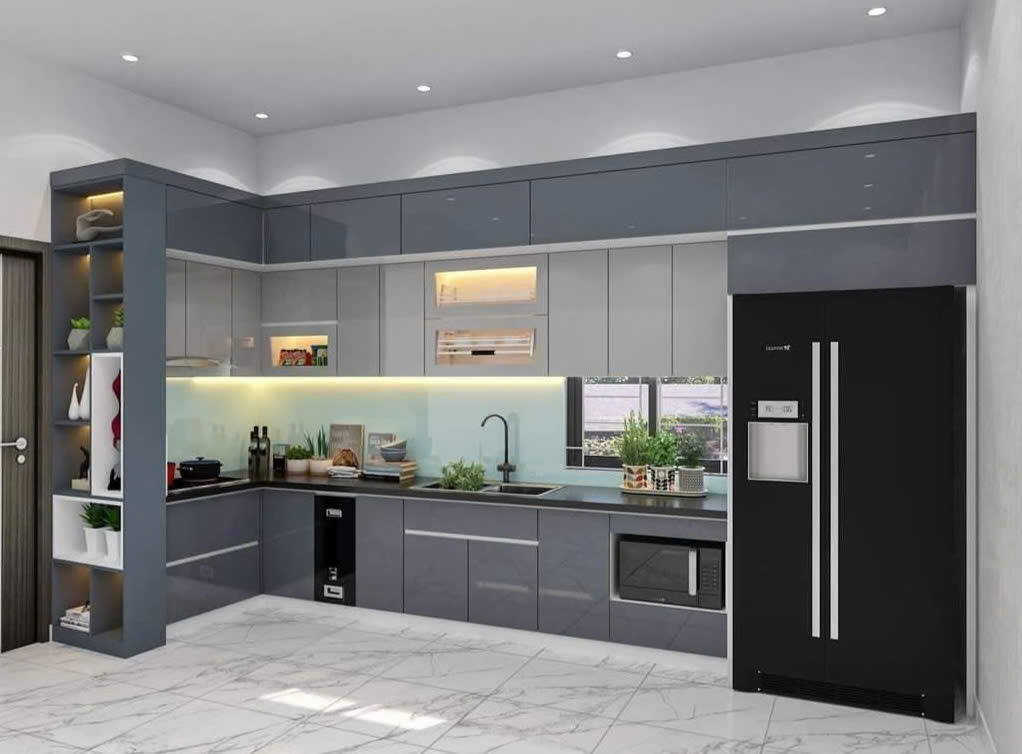 Tủ bếp Acrylic - anh Quảng Tôn Đức Thắng