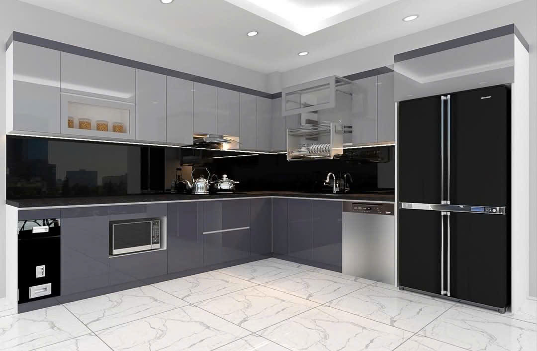 Tủ bếp nhựa Acrylic AC90