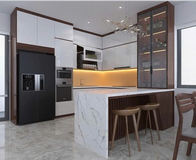 Tủ bếp Plywood 17